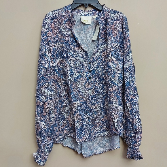 Anthropologie Maeve Colette Peasant Blouse - Picture 2 of 12